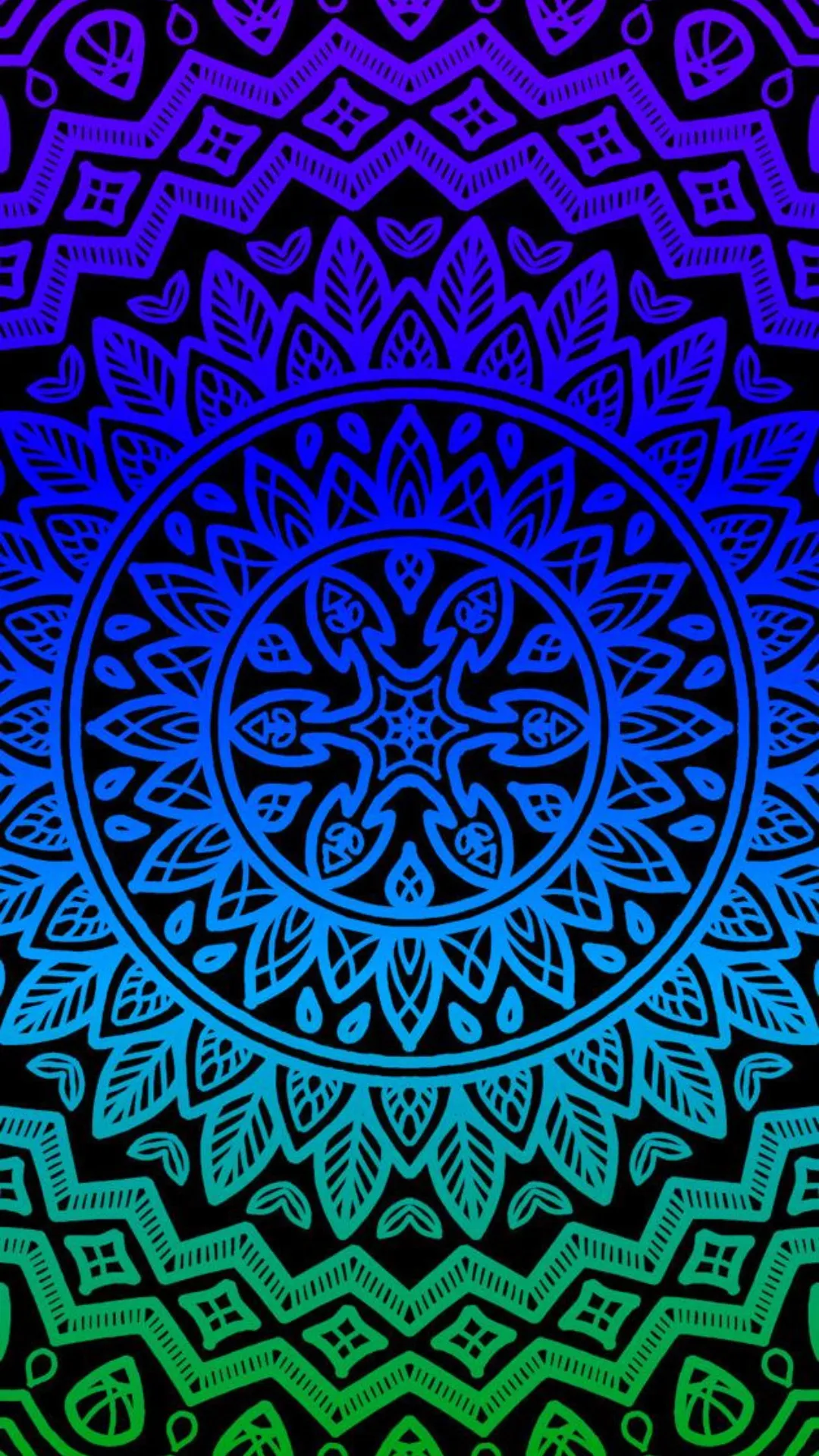 Blue and green abstract